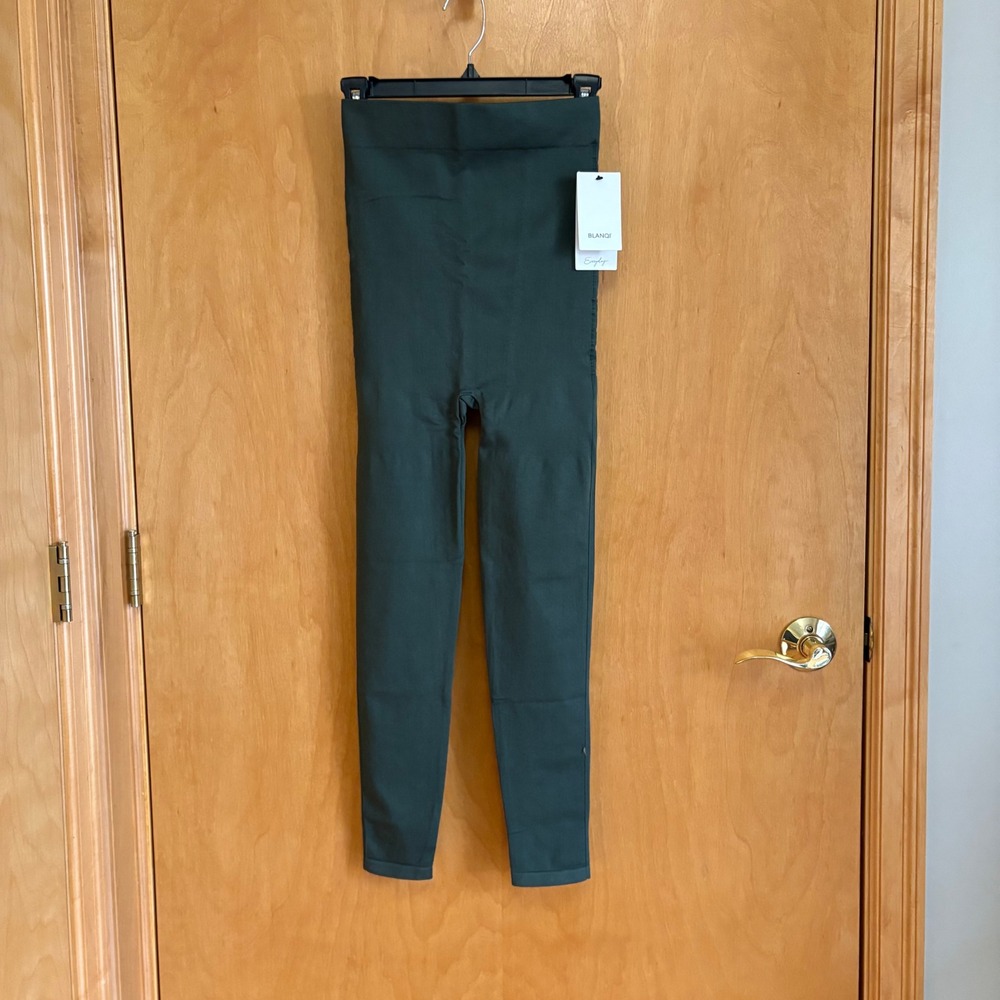 BLANQI Everyday Support Leggings‎ Women S Dark Green Maternity Postpartum NWT